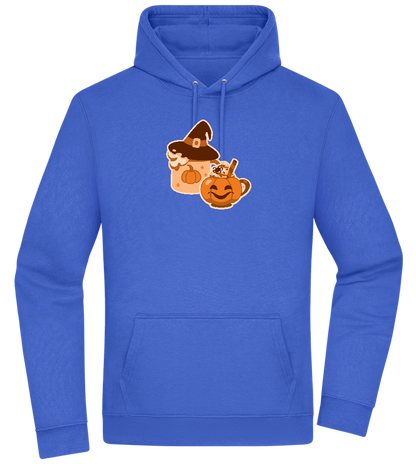 Spooky Pumpkin Spice Design - Premium Essential Unisex Hoodie_ROYAL_front