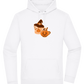 Spooky Pumpkin Spice Design - Premium Essential Unisex Hoodie_WHITE_front