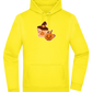 Spooky Pumpkin Spice Design - Premium Essential Unisex Hoodie_YELLOW_front