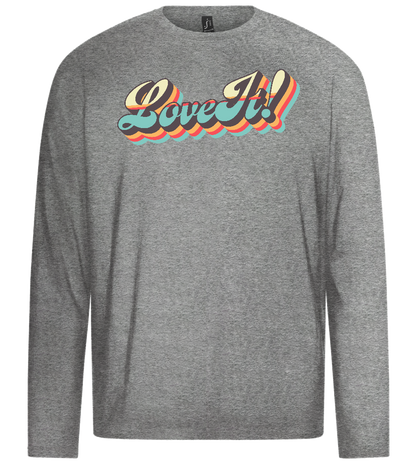 Love It Design - Premium men's long sleeve t-shirt_ORION GREY_front