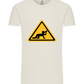 Drunk Warning Sign Design - Comfort Unisex T-Shirt_ECRU_front