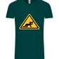 Drunk Warning Sign Design - Comfort Unisex T-Shirt_GREEN EMPIRE_front