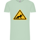 Drunk Warning Sign Design - Comfort Unisex T-Shirt_ICE GREEN_front