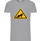 Drunk Warning Sign Design - Comfort Unisex T-Shirt_ORION GREY_front