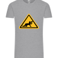 Drunk Warning Sign Design - Comfort Unisex T-Shirt_ORION GREY_front