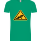 Drunk Warning Sign Design - Comfort Unisex T-Shirt_SPRING GREEN_front