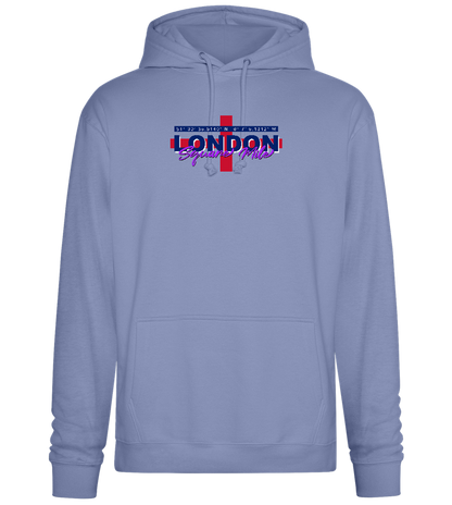 Square Mile Design - Premium Essential Unisex Hoodie_BLUE_front