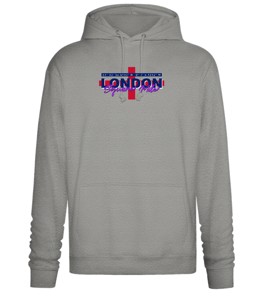 Square Mile Design - Premium Essential Unisex Hoodie_ORION GREY II_front