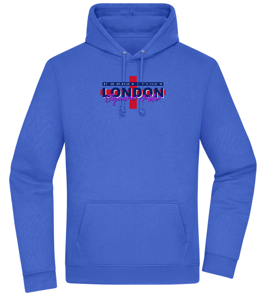 Square Mile Design - Premium Essential Unisex Hoodie_ROYAL_front