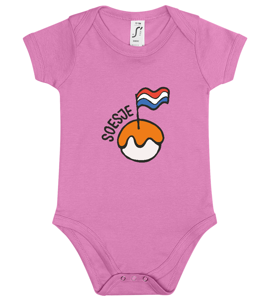 Oranje Soesje Design - Baby bodysuit_PINK ORCHID_front