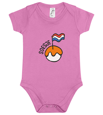 Oranje Soesje Design - Baby bodysuit_PINK ORCHID_front