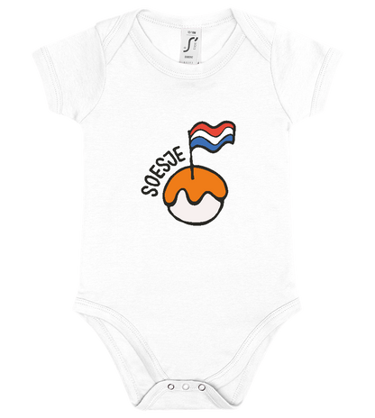 Oranje Soesje Design - Baby bodysuit_WHITE_front