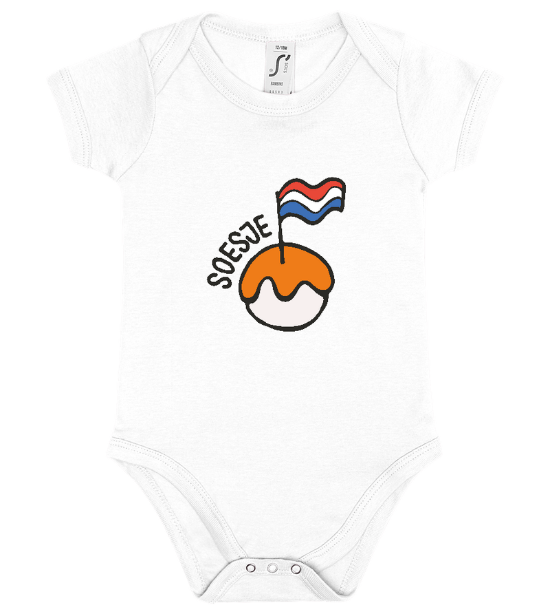 Oranje Soesje Design - Baby bodysuit_WHITE_front