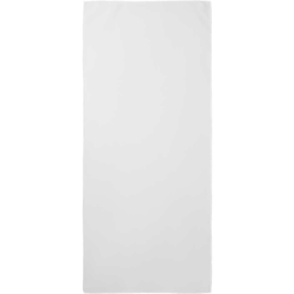 Sports Towel with Mesh Pouch_WHITE_front