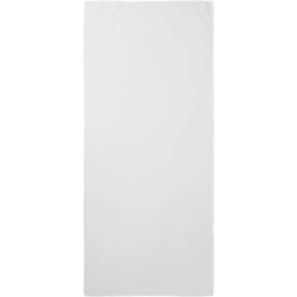 Sports Towel with Mesh Pouch_WHITE_front