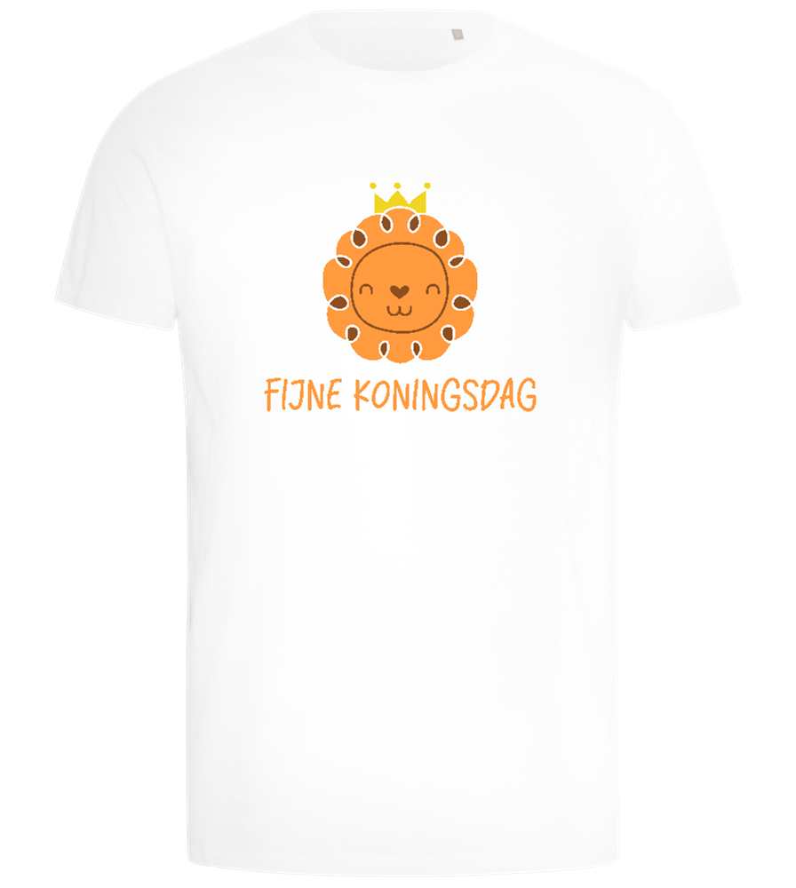 Fijne Koningsdag Design - Comfort men's t-shirt_WHITE_front