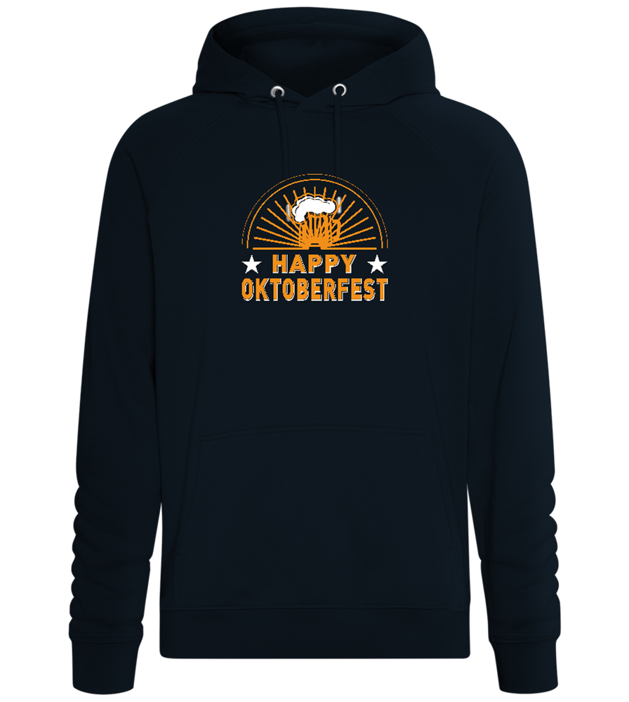 Happy Oktoberfest Design - Comfort unisex hoodie_BLACK_front