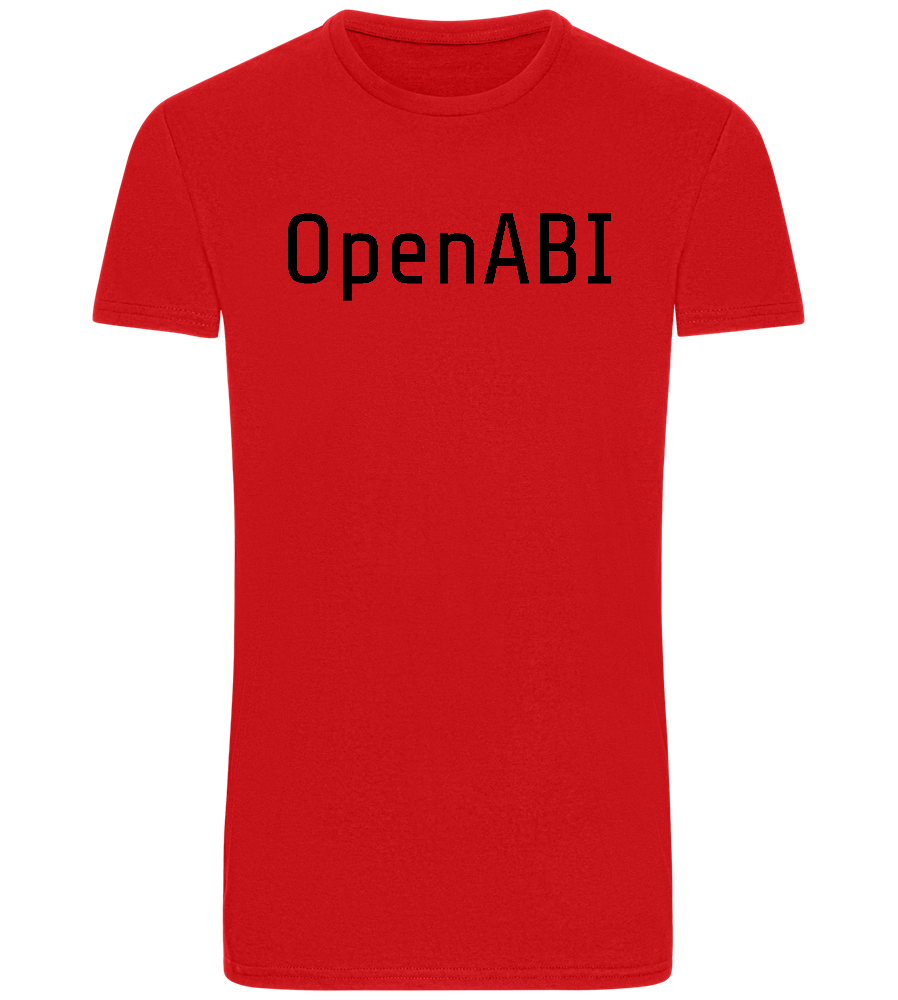 OpenABI Design - Basic Unisex T-Shirt_RED_front