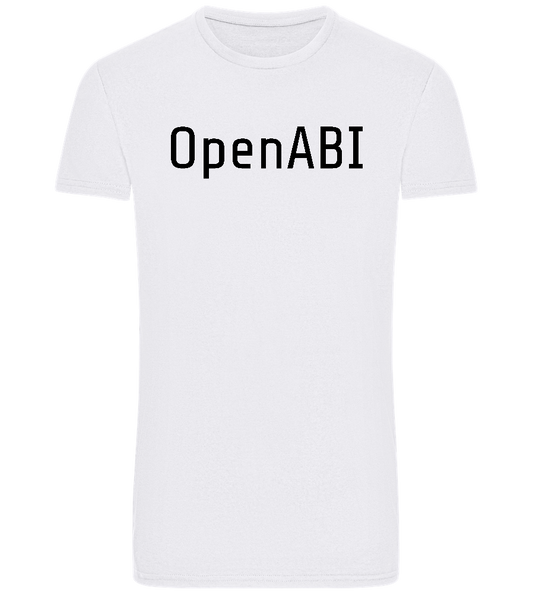OpenABI Design - Basic Unisex T-Shirt_WHITE_front