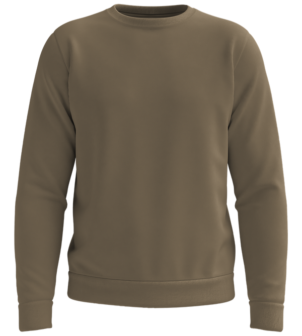 Comfort recycled unisex sweater_ARMY_front