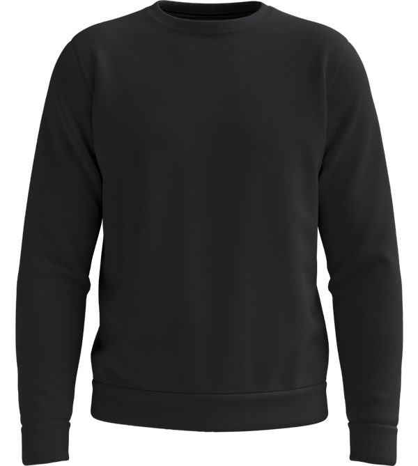 Comfort recycled unisex sweater_BLACK_front