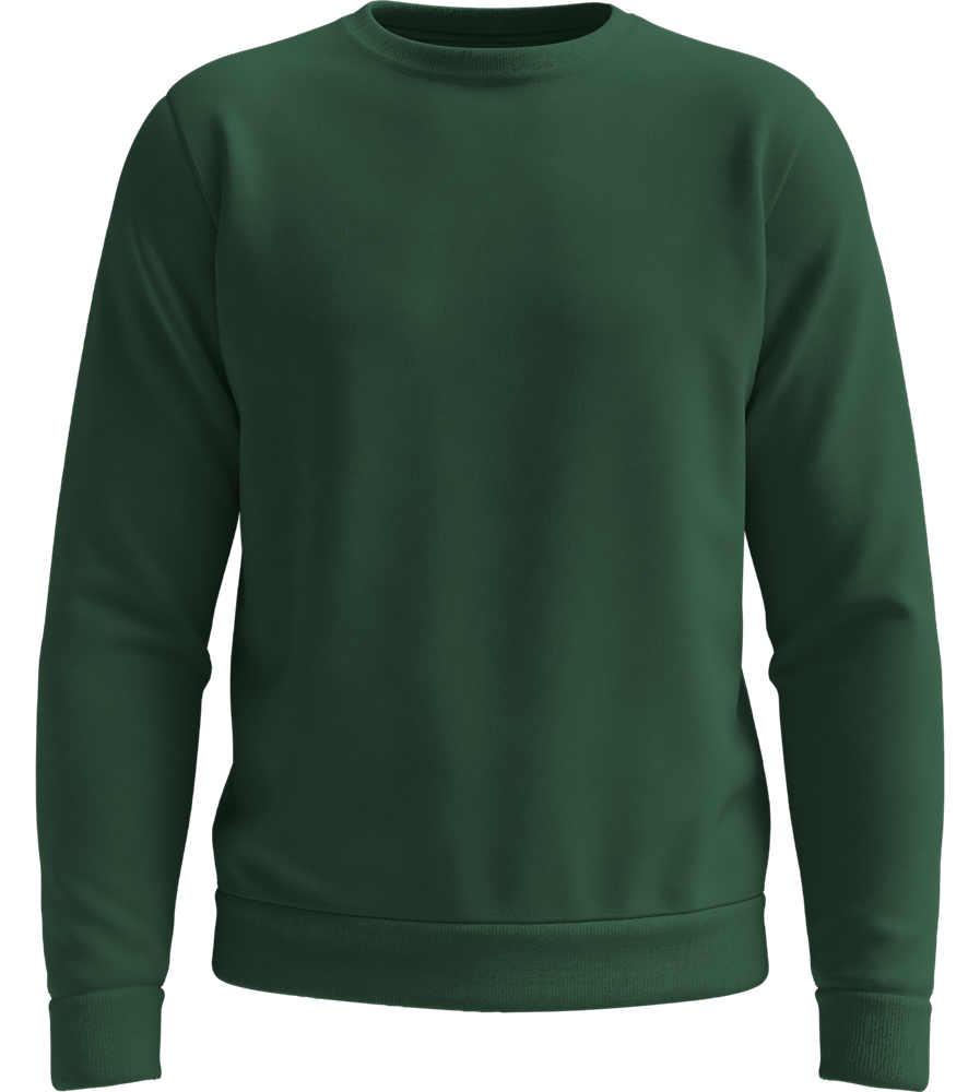 Comfort Essential Unisex Sweater_BOTTLE GREEN_front
