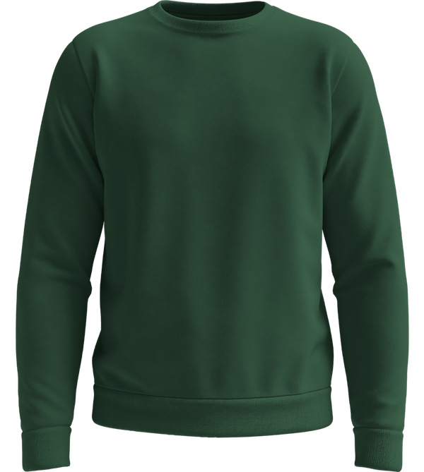 Comfort recycled unisex sweater_BOTTLE GREEN_front