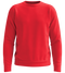 Comfort recycled unisex sweater_BRIGHT RED_front