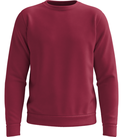 Comfort Essential Unisex Sweater_BURGUNDY_front