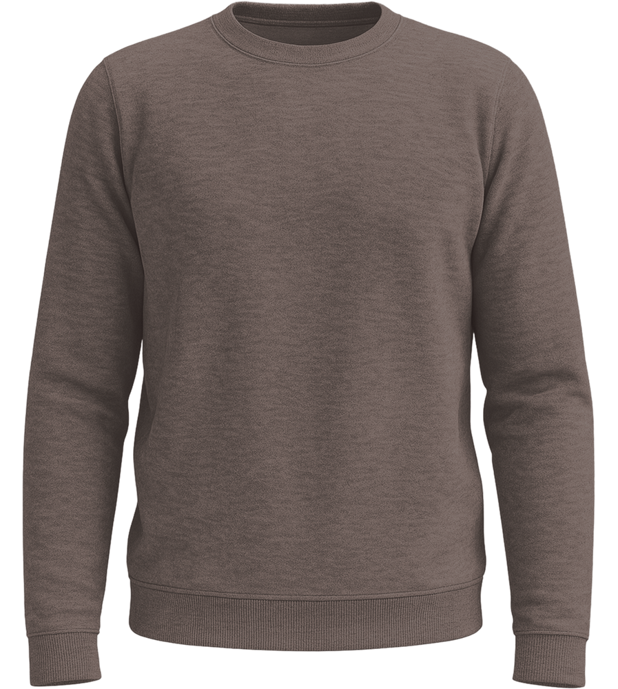 Comfort Essential Unisex Sweater_CHARCOAL MELANGE_front