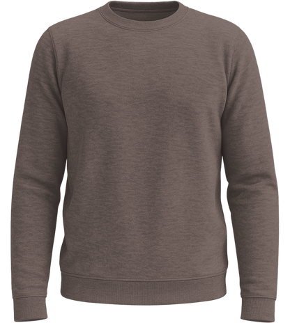 Comfort Essential Unisex Sweater_CHARCOAL MELANGE_front
