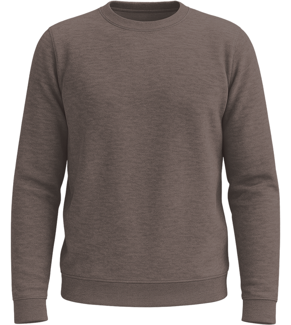 Comfort recycled unisex sweater_CHARCOAL MELANGE_front