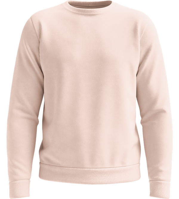 Comfort recycled unisex sweater_CREAMY PINK_front