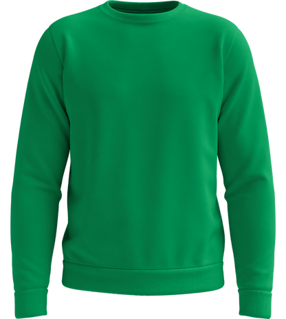 Comfort Essential Unisex Sweater_KELLY GREEN_front