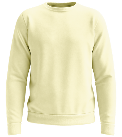 Comfort Essential Unisex Sweater_LIGHT YELLOW_front