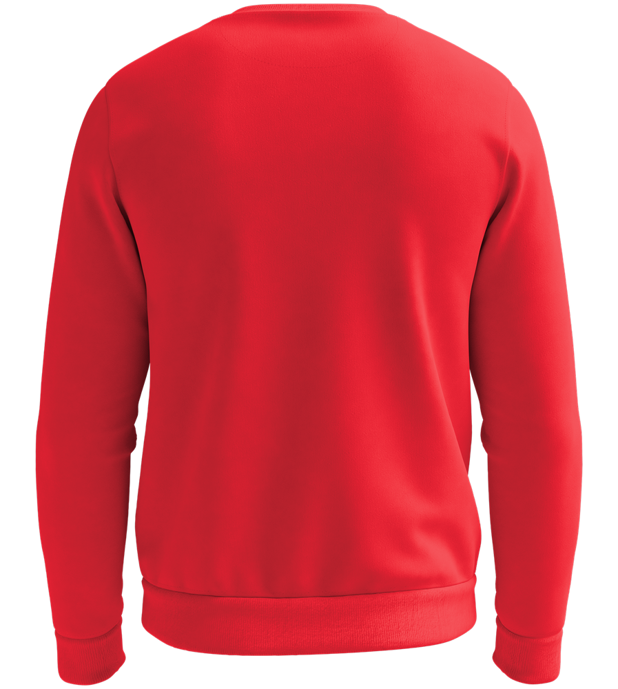 Comfort Essential Unisex Sweater_BRIGHT RED_back