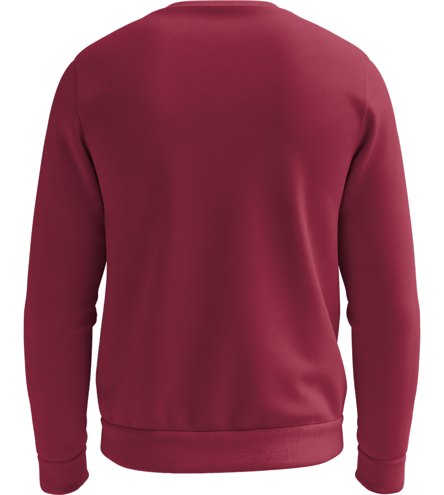 Comfort Essential Unisex Sweater_BURGUNDY_back