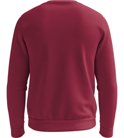 Comfort Essential Unisex Sweater_BURGUNDY_back