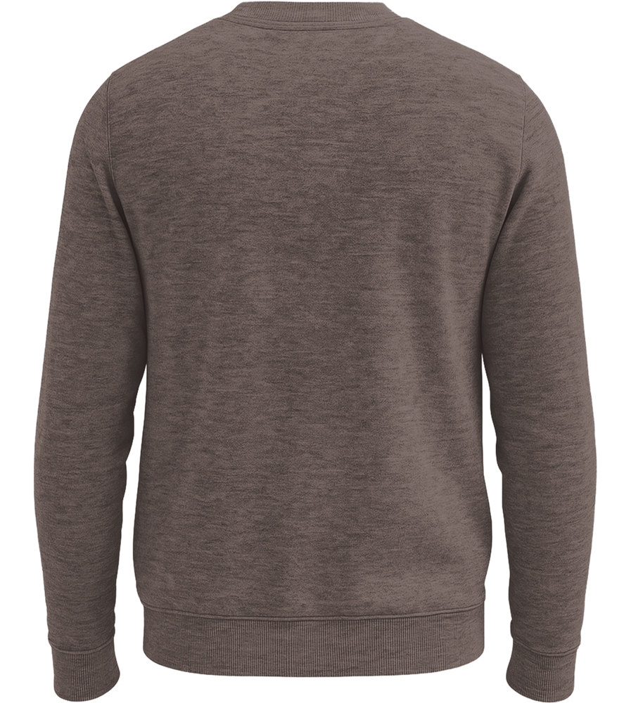 Comfort Essential Unisex Sweater_CHARCOAL MELANGE_back