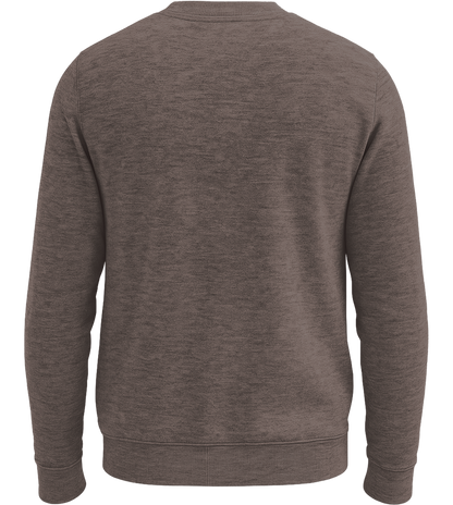 Comfort Essential Unisex Sweater_CHARCOAL MELANGE_back