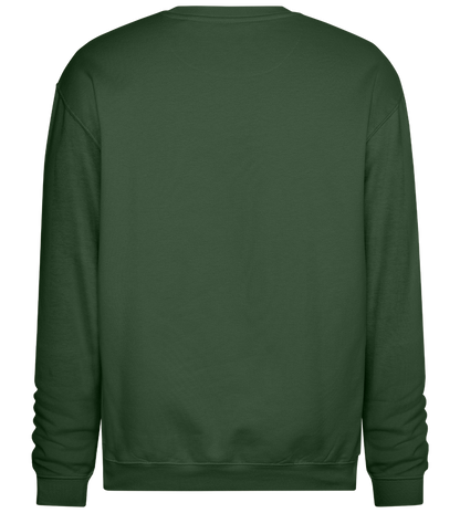 Comfort Essential Unisex Sweater_GREEN BOTTLE_back