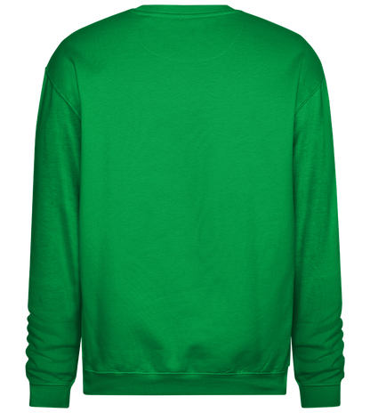 Comfort Essential Unisex Sweater_MEADOW GREEN_back