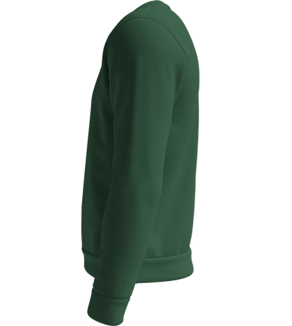 Comfort Essential Unisex Sweater_BOTTLE GREEN_left