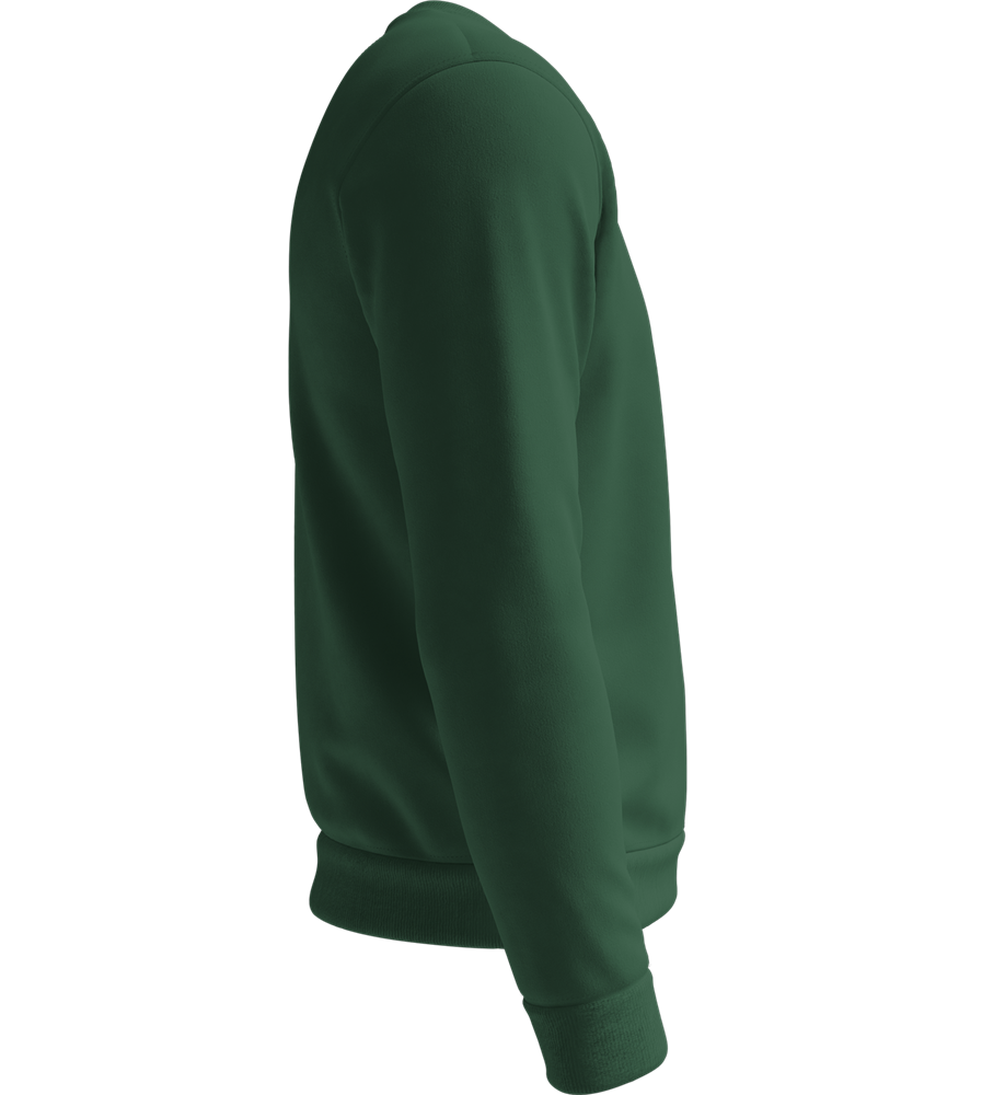 Comfort Essential Unisex Sweater_BOTTLE GREEN_right