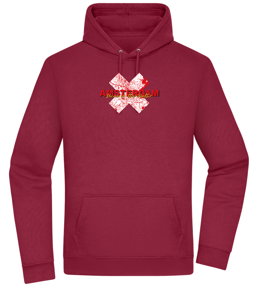 Venice of the North Design - Premium Essential Unisex Hoodie_BORDEAUX_front