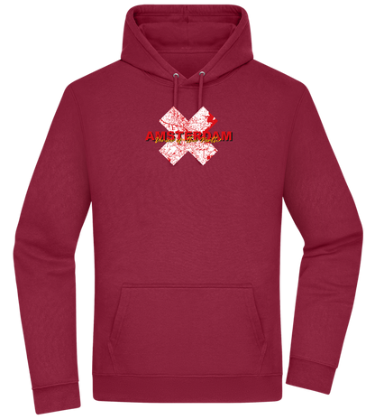 Venice of the North Design - Premium Essential Unisex Hoodie_BORDEAUX_front