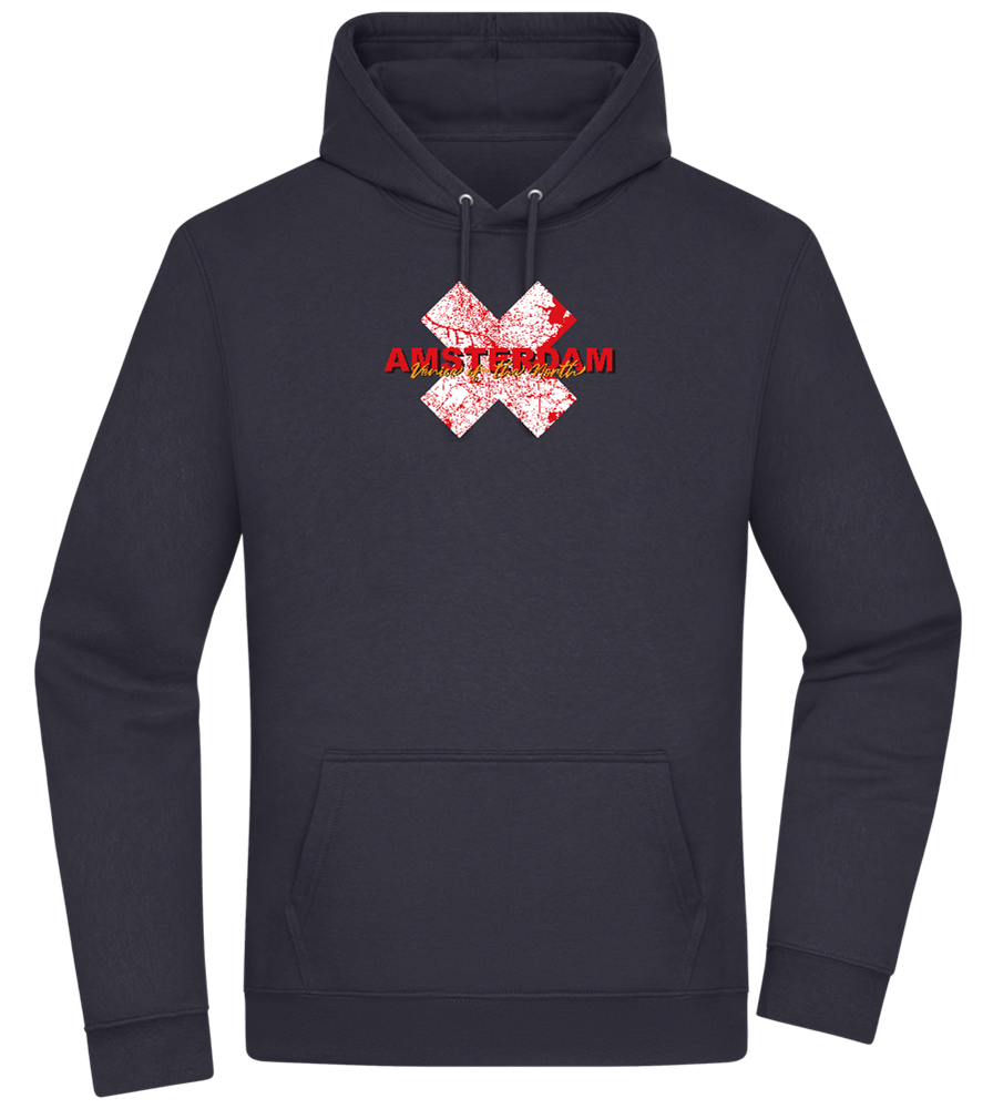 Venice of the North Design - Premium Essential Unisex Hoodie_FRENCH NAVY_front