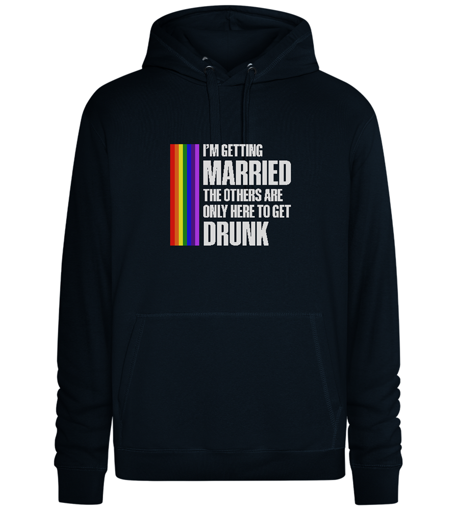 I'm Getting Married Design - Premium unisex hoodie_BLACK_front