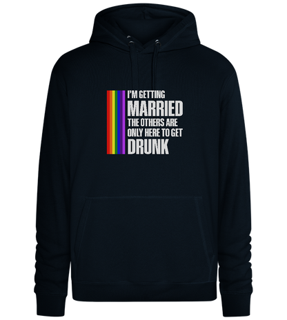 I'm Getting Married Design - Premium unisex hoodie_BLACK_front