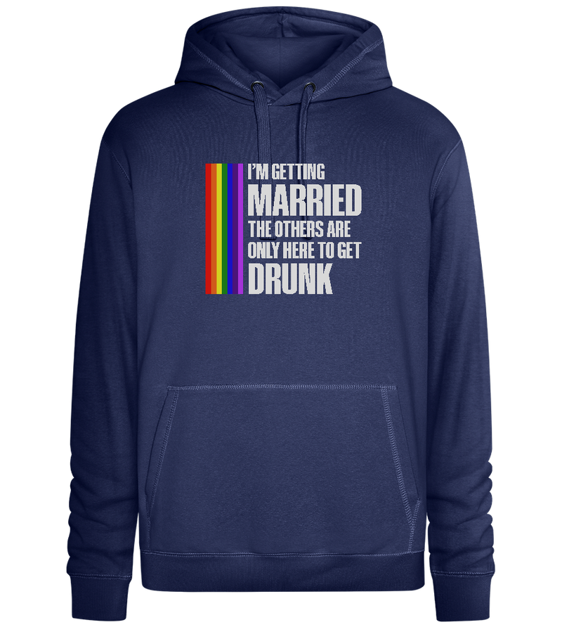 I'm Getting Married Design - Premium unisex hoodie_DENIM CHINA_front